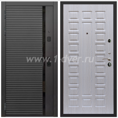 Входная дверь Армада Каскад black ФЛ-183 Беленый дуб 16 мм