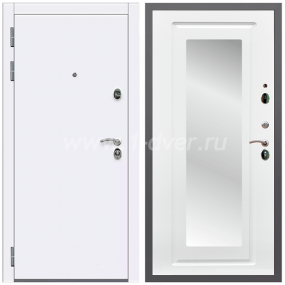 Входная дверь Армада Кварц ФЛЗ-120 Ясень белый 16 мм - глухие металлические двери (входные) с установкой