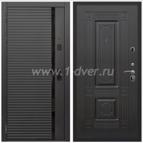 Входная дверь Армада Каскад black ФЛ-2 Венге 6 мм - входные двери в квартиру с установкой