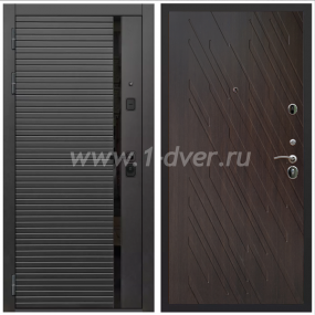Входная дверь Армада Каскад black ФЛ-86 Венге структурный 16 мм - входные двери российского производства с установкой