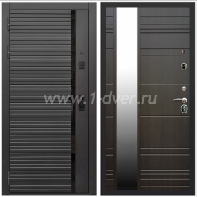 Входная дверь Армада Каскад black ФЛЗ-Сити Венге 16 мм - глухие металлические двери (входные) с установкой