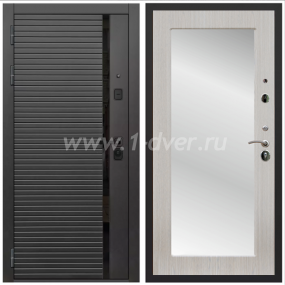 Входная дверь Армада Каскад black ФЛЗ-Пастораль Беленый дуб 16 мм - глухие металлические двери (входные) с установкой