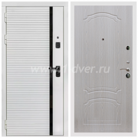 Входная дверь Армада Каскад white ФЛ-140 Беленый дуб 6 мм - белые входные двери с установкой