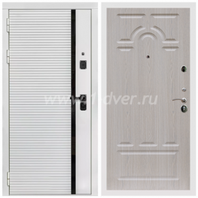 Входная дверь Армада Каскад white ФЛ-58 Беленый дуб 16 мм - входные двери беленый дуб с установкой