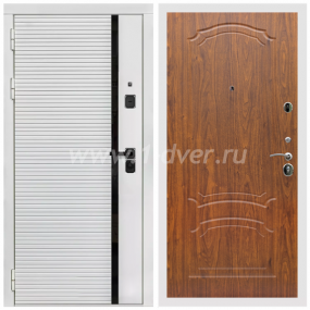 Входная дверь Армада Каскад white ФЛ-140 Мореная береза 16 мм - белые входные двери с установкой