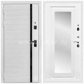 Входная дверь Армада Каскад white ФЛЗ-120 Ясень белый 16 мм - глухие металлические двери (входные) с установкой