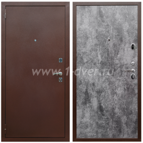 Входная дверь Армада Комфорт ПЭ Цемент темный 6 мм - металлические двери эконом класса с установкой