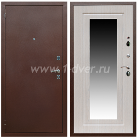 Входная дверь Армада Комфорт ФЛЗ-120 Беленый дуб 16 мм - глухие металлические двери (входные) с установкой