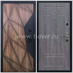 Входная дверь Армада Ламбо ФЛ-58 Дуб филадельфия графит 6 мм - входные двери российского производства с установкой