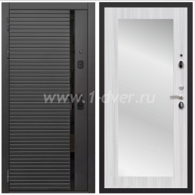 Входная дверь Армада Каскад black ФЛЗ-Пастораль Сандал белый 16 мм - глухие металлические двери (входные) с установкой