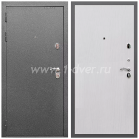 Входная дверь Армада Оптима Антик серебро ПЭ Белый ясень 6 мм - металлические двери 1,5 мм с установкой
