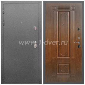 Входная дверь Армада Оптима Антик серебро ФЛ-2 Моренная береза 6 мм - металлические двери 1,5 мм с установкой