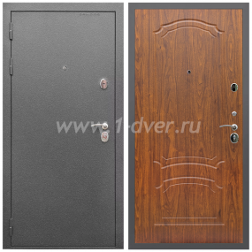 Входная дверь Армада Оптима Антик серебро ФЛ-140 Мореная береза 6 мм - металлические двери 1,5 мм с установкой