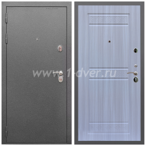 Входная дверь Армада Оптима Антик серебро ФЛ-242 Сандал белый 10 мм - металлические двери 1,5 мм с установкой
