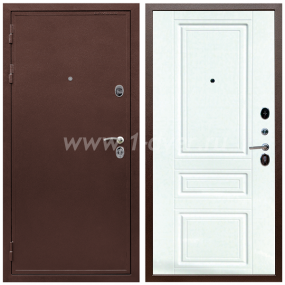 Входная дверь Армада Престиж Антик медь ФЛ-243 Ясень белый 16 мм - двери с порошковым напылением с установкой