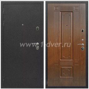 Входная дверь Армада Престиж Черный шелк ФЛ-2 Моренная береза 6 мм - черные металлические двери  с установкой