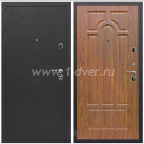 Входная дверь Армада Престиж Черный шелк ФЛ-58 Мореная береза 6 мм - черные металлические двери  с установкой