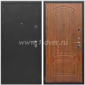Входная дверь Армада Престиж Черный шелк ФЛ-140 Мореная береза 16 мм - черные металлические двери  с установкой