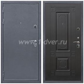 Входная дверь Армада Престиж 2 Антик серебро ФЛ-2 Венге 6 мм - входные металлические двери антик серебро с установкой