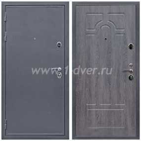 Входная дверь Армада Престиж 2 Антик серебро ФЛ-58 Дуб филадельфия графит 6 мм - усиленные двери с установкой
