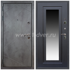 Входная дверь Армада Лофт ФЛЗ-120 Венге 16 мм - металлические двери с зеркалом с установкой