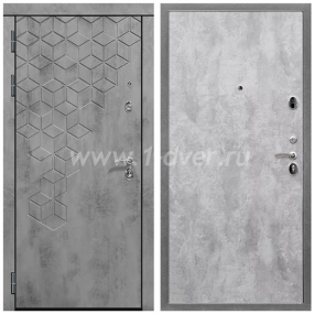 Входная дверь Армада Квадро ПЭ Цемент светлый 6 мм - входные двери Хай Тек с установкой