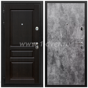 Входная дверь Армада Премиум-Н ПЭ Цемент темный 6 мм - входные двери для загородного дома с установкой