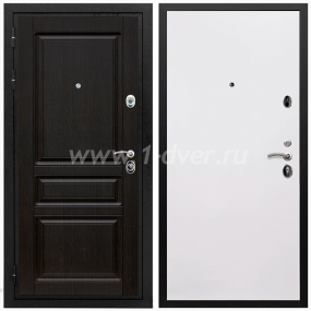 Входная дверь Армада Премиум-Н Гладкая белый матовый 10 мм - входные коричневые двери с установкой