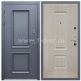 Входная дверь Армада Корса-2 ФЛ-2 Беленый дуб 16 мм - наружные металлические утепленные двери с установкой