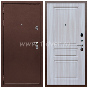 Входная дверь Армада Престиж 2 Антик медь ФЛ-243 Сандал белый 16 мм - антивандальные входные двери с установкой