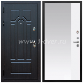 Входная дверь Армада Эврика ФЛЗ-Панорама-1 Белый матовый 16 мм - входные двери в Домодедово с установкой