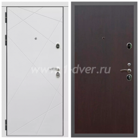 Входная дверь Армада Гарант Лофт белый ФЛ-291 ПЭ Венге 6 мм - входные двери российского производства с установкой