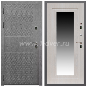 Входная дверь Армада Гарант Штукатурка графит ФЛ-502 (без стекла) ФЛЗ-120 Беленый дуб 16 мм - левые входные двери с установкой