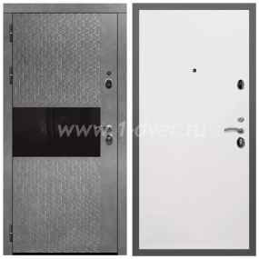 Входная дверь Армада Гарант Штукатурка графит ФЛС-502 Гладкая белый матовый 10 мм - входные двери в квартиру с установкой