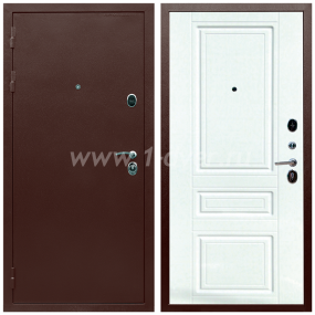 Входная дверь Армада Люкс Антик медь ФЛ-243 Ясень белый 16 мм - классические входные двери с установкой