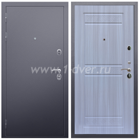 Входная дверь Армада Люкс Антик серебро ФЛ-242 Сандал белый 10 мм - легкие металлические двери с установкой