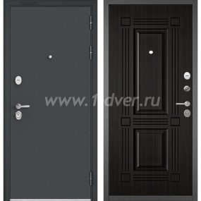 Входная дверь Бульдорс (Mastino) Trust Standart-90 черный муар металлик, ларче темный 9S-104 - двери с порошковым напылением с установкой