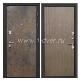 Входная дверь Интекрон Сицилия Remix гранж, шпон венге коричневый - входные двери Йошкар Ола с установкой