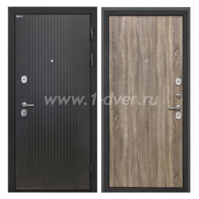 Входная дверь Интекрон Сицилия Remix лофт черный, дуб турин - входные двери Йошкар Ола с установкой