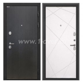 Входная дверь Интекрон Сицилия Remix лофт черный, Лучи-М милк - входные двери Йошкар Ола с установкой
