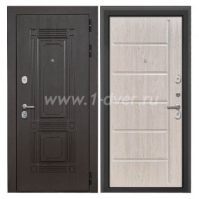 Входная дверь Интекрон Италия венге, ФЛ-102 сосна белая - входные двери Йошкар Ола с установкой