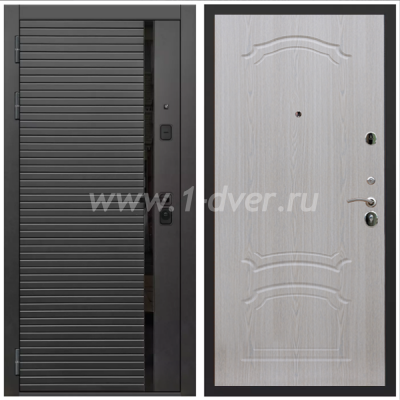 Входная дверь Армада Каскад black ФЛ-140 Беленый дуб 6 мм