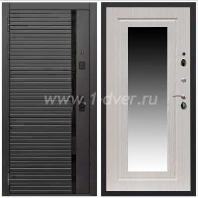 Входная дверь Армада Каскад black ФЛЗ-120 Беленый дуб 16 мм