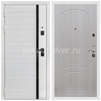 Входная дверь Армада Каскад white ФЛ-140 Беленый дуб 6 мм