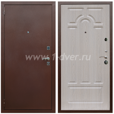 Входная дверь Армада Комфорт ФЛ-58 Беленый дуб 16 мм