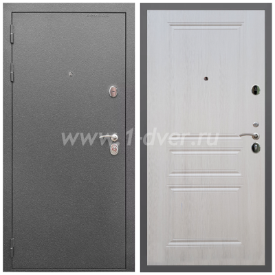 Входная дверь Армада Оптима Антик серебро ФЛ-243 Лиственница бежевая 6 мм