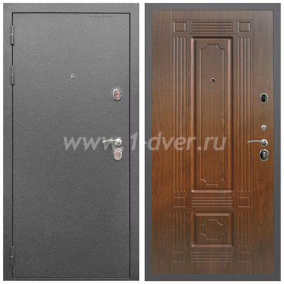Входная дверь Армада Оптима Антик серебро ФЛ-2 Мореная береза 16 мм