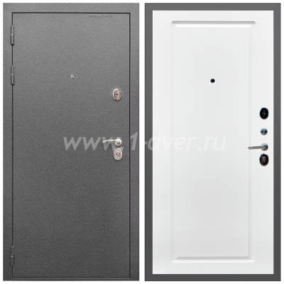 Входная дверь Армада Оптима Антик серебро ФЛ-119 Белый матовый 16 мм