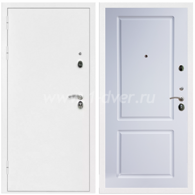 Входная дверь Армада Оптима Белая шагрень ФЛ-117 Белый матовый 16 мм
