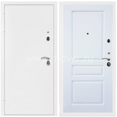 Входная дверь Армада Оптима Белая шагрень ФЛ-243 Белый матовый 16 мм
